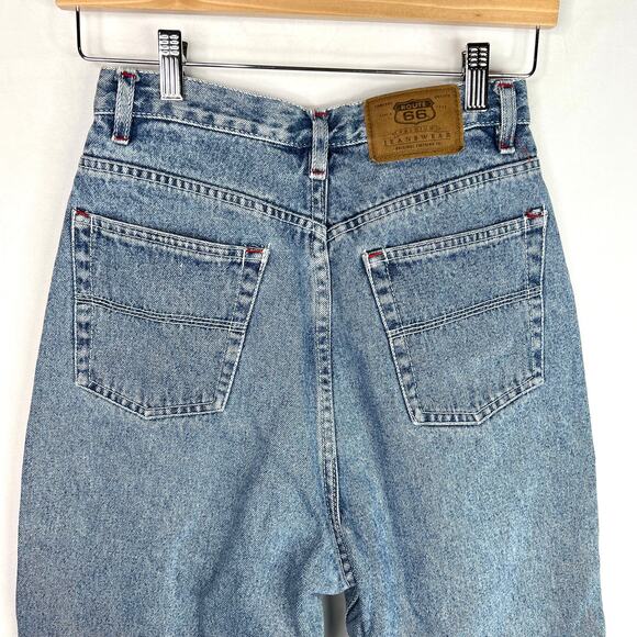 Vintage Route 66 High Waisted Mom Jean Capris 26 - Picture 9 of 10